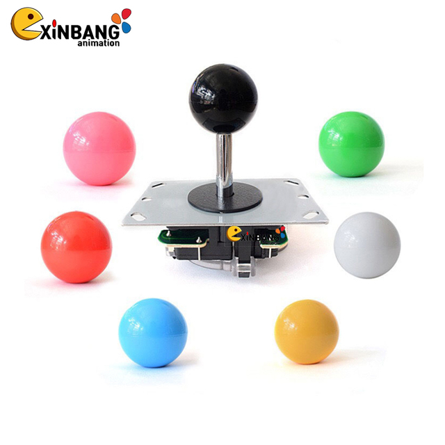 Factory Sales Low Price Arcade Joystick Controller with Ball Top 4 Way 8 Way Stick for Zero Delay Arcade Game Machine