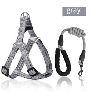 Set Kekang Hewan Peliharaan dan Tali Kekang Hewan Peliharaan Tali Kekang Anjing Dapat Disesuaikan Bersirkulasi - Product Image 2