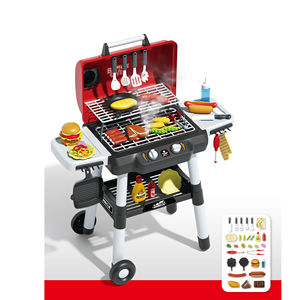 ของเล่นเด็ก ชุดครัวทำอาหาร บาร์บีคิว ขนาด 80 ซม. พร้อมเสียงและแสงไฟ โต๊ะ<span class=keywords><strong>อาหาร</strong></span> ของเล่นเสริมพัฒนาการ - Product Image 1