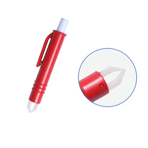 ปากกากำจัดเห็บหมัดสำหรับสัตว์เลี้ยง สีแดงและสีน้ำเงิน ทำจากพลาสติก สำหรับดูแลและตกแต่งเล็บสุนัข - Product Image 1