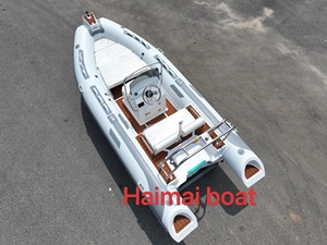 Bote Inflable Rígido de Fibra de Vidrio CE RIB480 de 1.2 mm con Hypalon/PVC, Bote de Pesca, Yate Deportivo Estable para Actividades al Aire Libre - Product Image 2