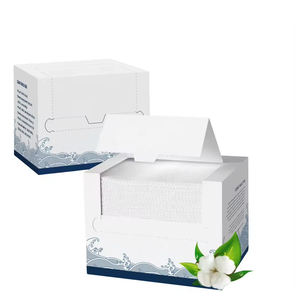 Disposable Nonwoven <strong>Facial</strong> <strong>Towels</strong> Eco-Friendly Soft 20x20cm 80gsm Unscented Salon <strong>Spa</strong> Tissue Factory Direct - Product Image 2