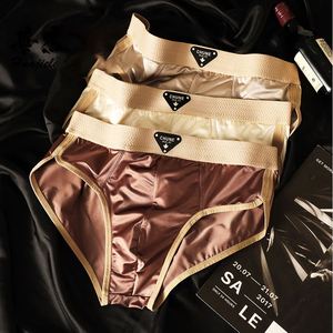 <b>Men's</b> Mid-Rise Disposable <b>Underwear</b>-Breathable Ice Silks Triangle Pants-Tight Fit - Product Image 2