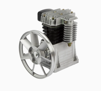 Tête de pompe de compresseur d'air portable haute performance, sans huile, à piston, en aluminium Z-2065, 2 cylindres, 3 CV, refroidie par air, de remplacement