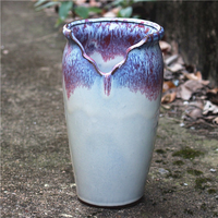 Pot de fleurs Yixing Zisha de grande taille pour plantes succulentes et vertes, décoration de balcon et de bureau