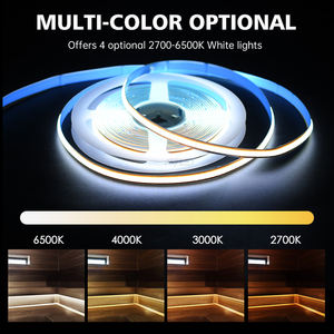 Any Cut COB <b>LED</b> Strip Flexible Seamless Lighting Tape <b>24V</b> | High Brightness, No Spot, Easy Customization - Product Image 4