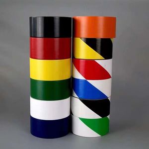 Màu Đen Và Màu Vàng Không Thấm Nước PVC Sàn Đánh Dấu Băng 2 "X 33M Vinyl Cảnh Báo An Toàn Băng Với Duy Nhất Hai Mặt Cao Su Dính - Product Image 1