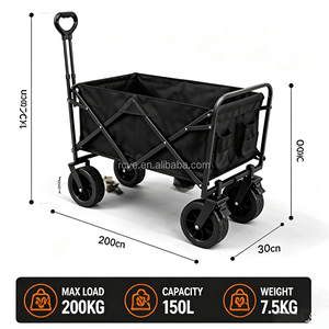 <span class=keywords><strong>Chariot</strong></span> <span class=keywords><strong>de</strong></span> camping pliable grande capacité personnalisable, <span class=keywords><strong>chariot</strong></span> <span class=keywords><strong>de</strong></span> jardin portable d'extérieur avec roues, <span class=keywords><strong>chariot</strong></span> utilitaire robuste pour le voyage - Product Image 2