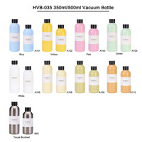 Botol Vakum Dinding Ganda Slim 350ml 500ml Logo Kustom Stainless Steel Terisolasi 6-12 Jam Insulasi Termal Hadiah Promosi