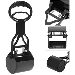 Conteneur portable pour excréments de chien, ramasse-crottes pour chiens avec long manche et ressort durable haute résistance - Product Image 3