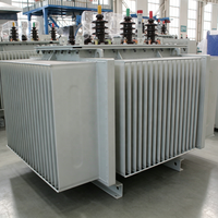 Transformateur de distribution électrique triphasé immergé dans l'huile, 300, 600, 700, 800, 1000 KVA, 10, 11, 33 Kv, 400 V, abaisseur/élévateur de tension