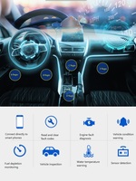MINI ELM327 OBD2 V1.5 WIFI compatible con Android/IOS/PC compatible con todos los protocolos ODBII herramientas de diagnóstico de coche Detector de fallas Automotrices