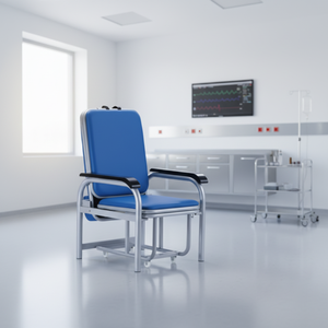 Chaise d'infirmière pliable en métal durable pour les hôpitaux, chaise d'infusion pour les soignants et les patients, <span class=keywords><strong>lit</strong></span> confortable pour les patients - Product Image 6