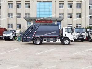 Hot bán 10 CBM 1suzu rác <span class=keywords><strong>compactor</strong></span> xe tải DIESEL từ chối rác Bộ sưu tập xe 4x2 ổ đĩa bơm công nghệ nén - Product Image 4