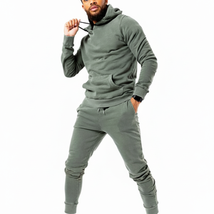 Alta calidad diamantes de imitación ácido lavado Flare pantalones de chándal Zip Up 2 piezas Set Rhinestone Vintage ácido lavado hombres chándal - Product Image 1