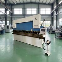 Prensa Plegadora Híbrida de Fábrica Longbow, Totalmente Automática, 4+2 Ejes, Servomotor, Bomba Hidráulica, Plegado de Chapa de Acero de 10 mm, Alta Precisión