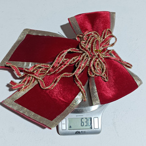 Laço de Veludo Personalizado para Presentes de Natal, Decoração para Árvore de Natal, Guirlanda, Janela, Porta e Casa - Product Image 6