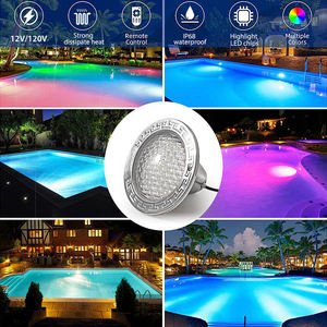 Luz Sumergible para Piscina Marazual Ultra Delgada de Acero Inoxidable 304, IP68, 12W LED, Portátil y Ajustable - Product Image 6