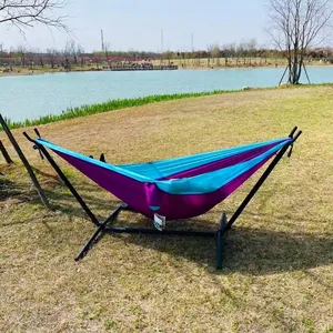 Free Standing Garden Folding Outdoor Nylon Portable Hamac Suspendu Hamak Camping Hammok Hamock Hamaca Hammocks Swings Wholesale