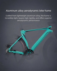 Nuova Bici da Corsa 2026, 16 velocità, Manubrio Piatto, Ultra-leggera per Adulti, Ragazzi, Uomini e Donne, Bicicletta da Corsa Trek - Product Image 3