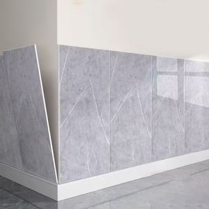 Paneles de Pared con Aspecto de Mármol para Interiores, Personalización al por Mayor, Adhesivos de Pared 3D de Piedra Artificial, Paneles de PVC para Encimeras de Cocina - Product Image 1