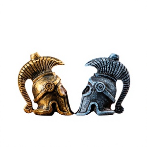 Casque de Chevalier Romain en Résine, Crâne, Ocarina Aztec Authentique, Jouet d'effaroucheur pour Fête d'Halloween Horreur - Product Image 3