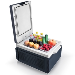 Mini réfrigérateur portable 12V 12L pour le camping Boîte de congélation solaire alimentée par batterie pour la livraison de gâteaux pouvant être mis en voiture - Product Image 2