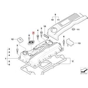 Прокладка привода эксцентрикового вала к клапанной крышке для BMW серий 1, 2, <span class=keywords><strong>3</strong></span>, 4, 5, 6, 7, M3, M4, X1, X3, X4, X5, X6, Z4 (замена) - Product Image 5