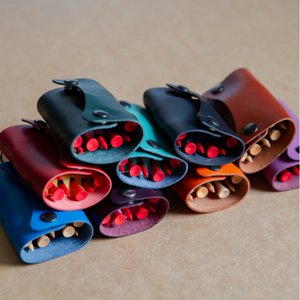 กระเป๋าตี๋กอล์ฟทนทาน,กระเป๋าหนัง PU เครื่องจ่ายหนังผู้ถือทีกอล์ฟ - Product Image 4