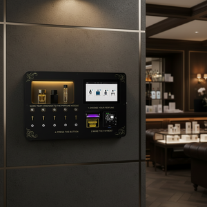 Máquina Expendedora de Perfumes Inteligente y Popular, Acepta Efectivo y Tarjetas de Crédito, Máquina Expendedora de Muestras de Perfumes con Logotipo Personalizado - Product Image 3