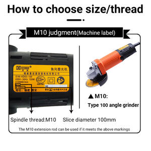 3/4 כרית גומי קשיח לאינץ עבור מטחנת זווית, m10/m14/m16/5/8-11 חוט, שיש/אבן/בטון קצה ליטוש - Product Image 4