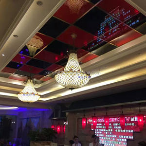 Lámpara Colgante de Vidrio Tiffany de 32 Pulgadas, Hecha a Mano, con Lámina de Cobre, Bombilla de Filamento E27, Luz Blanca Cálida, Elegante, para Villa - Product Image 5