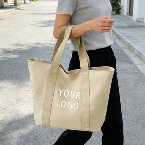 Borsa Tote in Tela di Cotone Personalizzata <span class=keywords><strong>per</strong></span> Donna, <span class=keywords><strong>per</strong></span> Pittura Fai-da-Te e Serigrafia, <span class=keywords><strong>Shopper</strong></span> Ecologica Riutilizzabile <span class=keywords><strong>per</strong></span> lo Shopping Quotidiano - Product Image 1