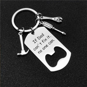 Cha Keychain vòng chìa khóa nếu cha không thể sửa chữa nó không ai có thể sửa chữa các công cụ quyến rũ từ Con Trai Con Gái Quà Tặng Ngày của Cha - Product Image 3