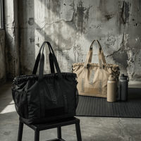 Sac fourre-tout de sport LAMGOYI en polyester pour femme, idéal pour le yoga, la gym et les voyages, avec support d'épaule, design personnalisé