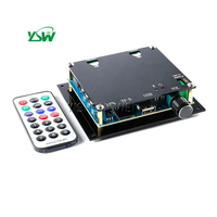 Amplificateur de puissance numérique BT Audio double canal haute puissance 2X100W classe D TDA7498 avec entrée carte TF/disque U