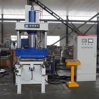 Presse servo-hydraulique à quatre colonnes de 100 tonnes pour le moulage à chaud de plastiques thermodurcissables (BMC/DMC)/composites/fibres de carbone