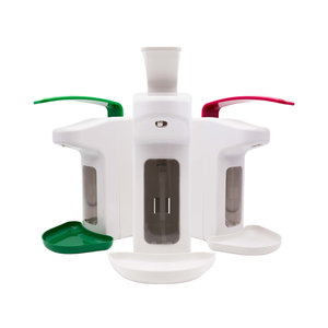 Dispensador de Jabón Doble para Codo, Dispensador de Jabón de Manos para Hospital, Hotel, Baño, Montado en Pared, Manual, con Pulverizador, Dispensador de Desinfectante Líquido de 1000ml - Product Image 1