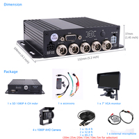 JOINLGO ODM/OEM 4-CH SD 1080P Mobile Vehicle Bus CCTV DVR Fleet Truck Van Model J12 Garansi 2 Tahun