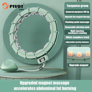 Mode Réglable <span class=keywords><strong>360</strong></span> ° Smart Hoola Hoop Amovible Hola Anneau Avec Compteur Massage Magnétique pour Perdre Du Poids <span class=keywords><strong>Cardio</strong></span> Formation - Product Image 3