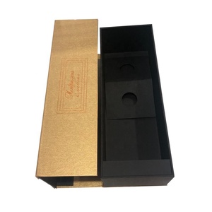 Cajas <span class=keywords><strong>de</strong></span> Regalo <span class=keywords><strong>de</strong></span> Cartón Corrugado <span class=keywords><strong>de</strong></span> Lujo Personalizadas para Vino y Cerveza, Papel <span class=keywords><strong>de</strong></span> Arte, Inserto <span class=keywords><strong>de</strong></span> Espuma EVA, Laminación Mate, Grabado en Relieve Directo - Product Image 1