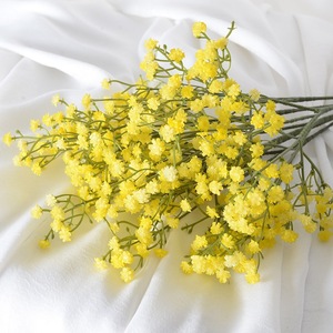 Fleur artificielle de style nouveau, fleur de gypsophile en latex au toucher réel pour la décoration de mariage - Product Image 1