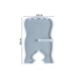 Moule en résine époxy pliable pour bibliothèque biblique, support de livre, sac d'opp, moule en silicone, décoration de bureau pour la lecture, organisateur de la prière de l'Aïd, DIY - Product Image 4