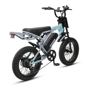 Motocicleta Eléctrica TXED Popular con Marco de Acero, 20 Pulgadas, 7 Velocidades, Suspensión, Batería de Litio de 48V 13AH, Estilo Motocicleta - Product Image 3