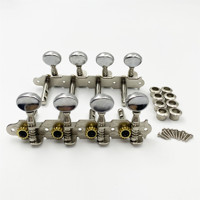 Fabricant professionnel de chevilles de réglage pour mandoline à 8 cordes, en acier, à tête ronde, à double trou, pour 4 unités