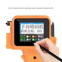 Imprimante jet d'encre portable intelligente 2,4 pouces pour codage de date, avec grande police et impression grasseye, pour étiquettes d'avertissement, marquage de sécurité et systèmes d'entreposage en entrepôt