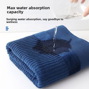 100% Pure Cotton Quick-Dry Bath <b>Large</b> Size Face <b>Towel</b>, Solid Color Weaving, Suitable for Home and Hotel Use - Product Image 3