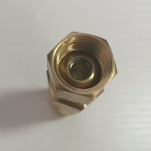 Arretateur de refoulement d'acétylène Tianchuan HF-2 en laiton avec clapet anti-retour pour réducteur de pression - Product Image 2