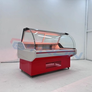Refrigerador para alimentos Pescado Congelador Refrigeración Deli Case Cooler Charcuterie y <span class=keywords><strong>Delicatessen</strong></span> Display Refrigerador Nevera grande - Product Image 2