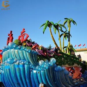 CCFL44 美しいテーマの花の装飾が施されたカスタムメイドのフェスティバル・カーニバル・デコレーション・パレード用フロート販売中 - Product Image 5